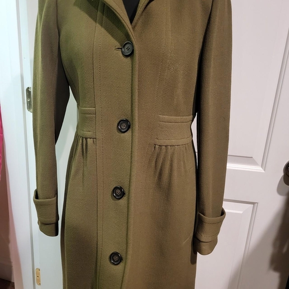 J. Crew Olive Trench Coat for Women - Picture 4 of 5